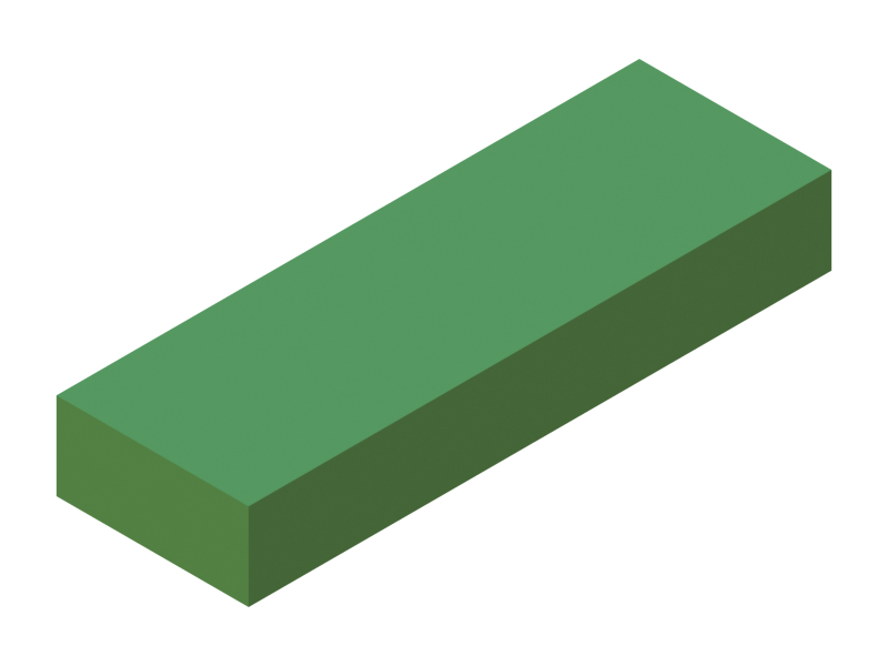 Perfil de Silicona P603315 - formato tipo Rectángulo Esponja - forma regular
