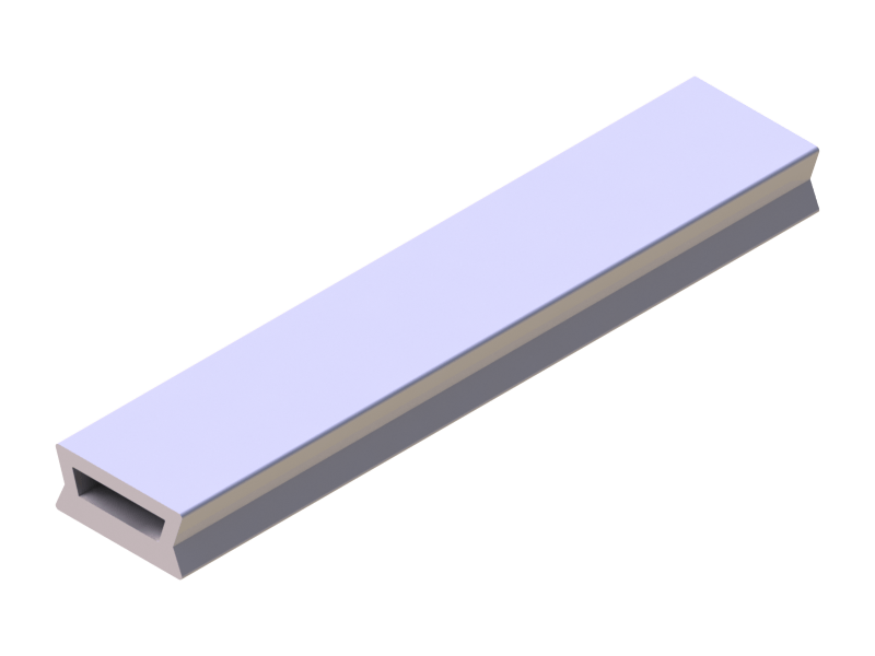 Perfil de Silicona P682BC - formato tipo D - forma irregular