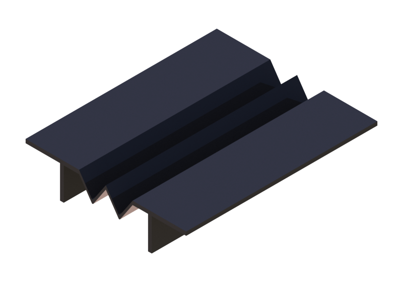 Perfil de Silicona P684W - formato tipo Fuelle - forma irregular