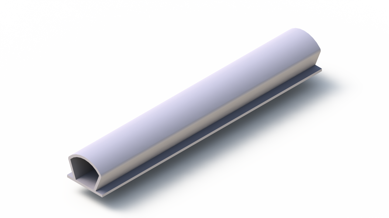 Perfil de Silicona P696FZ - formato tipo Tubo - forma irregular