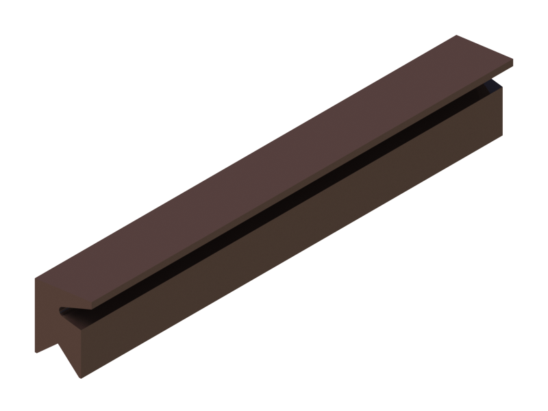 Perfil de Silicona P696G - formato tipo Labiado - forma irregular