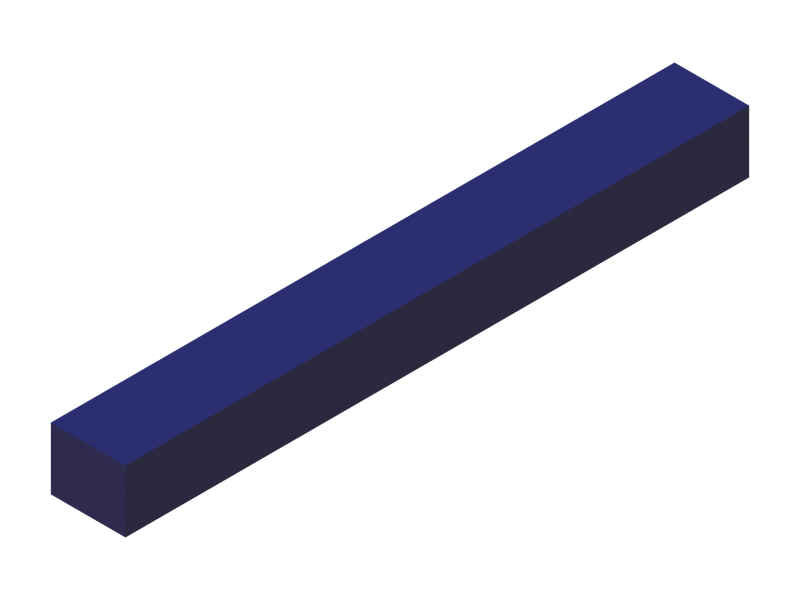 Perfil de Silicona P701210 - formato tipo Rectangulo - forma regular