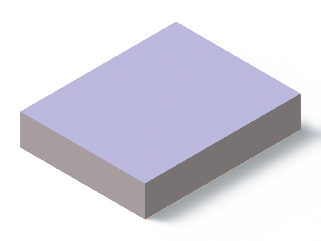 Perfil de Silicona P708020 - formato tipo Rectangulo - forma regular