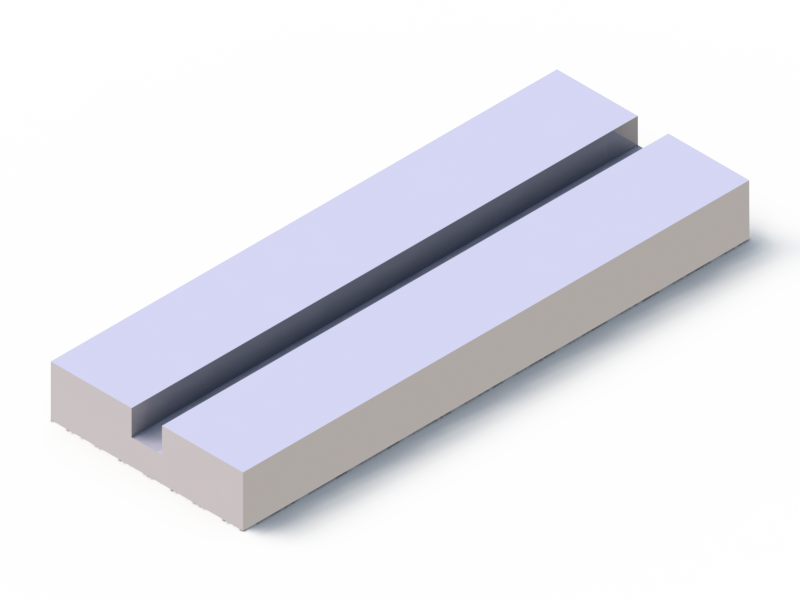 Perfil de Silicona P736A - formato tipo U - forma irregular