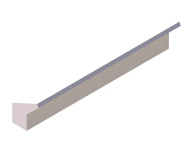 Perfil de Silicona P746A - formato tipo Labiado - forma irregular