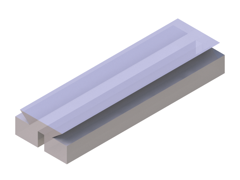 Perfil de Silicona P757M - formato tipo Cuernos - forma irregular