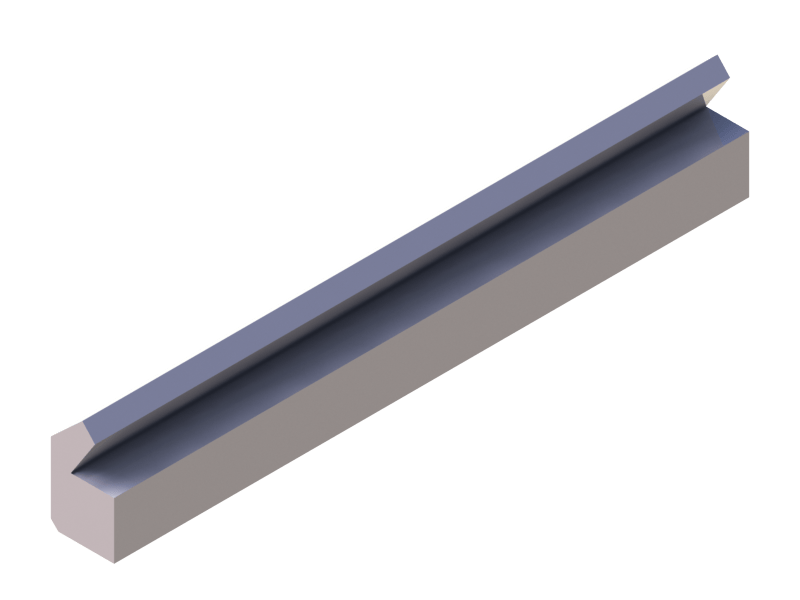 Perfil de Silicona P827A - formato tipo Labiado - forma irregular