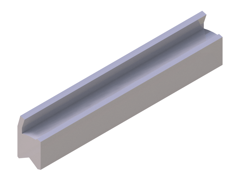 Perfil de Silicona P842C - formato tipo Labiado - forma irregular