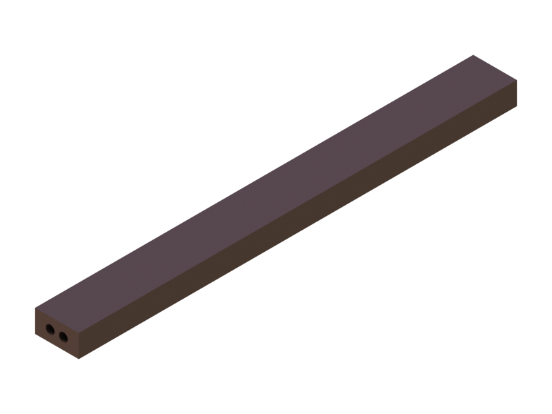 Perfil de Silicona P842G - formato tipo Rectangulo - forma regular