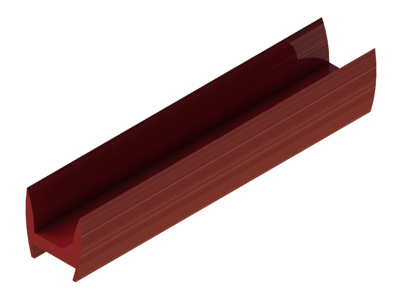 Perfil de Silicona P90155G - formato tipo Lampara - forma irregular