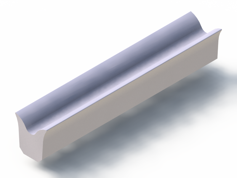 Perfil de Silicona P91605Y - formato tipo Cuernos - forma irregular