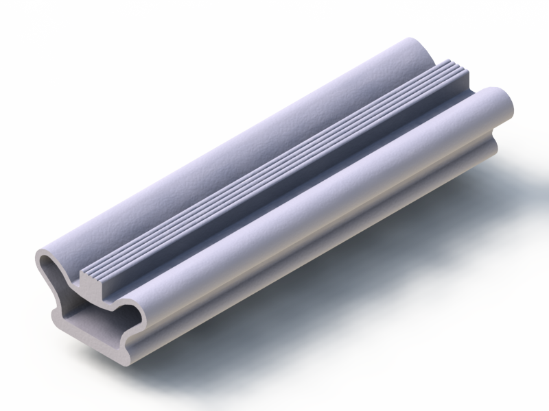 Perfil de Silicona P92022AU - formato tipo Tubo - forma irregular