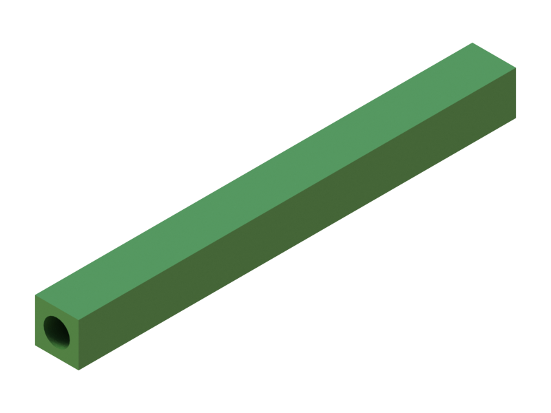 Perfil de Silicona P92034A - formato tipo Cuadrado - forma regular