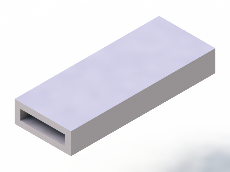 Perfil de Silicona P92770A - formato tipo D - forma irregular