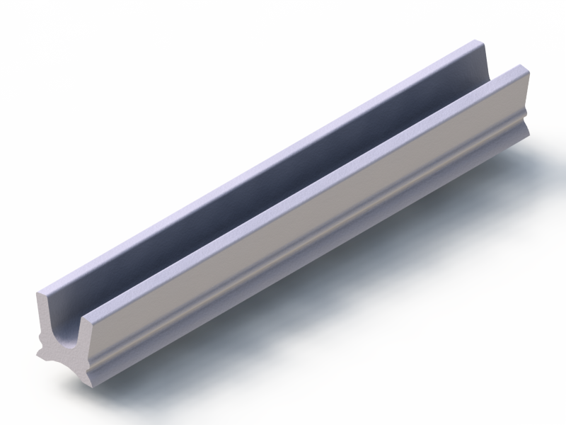 Perfil de Silicona P93227AI - formato tipo Cuernos - forma irregular