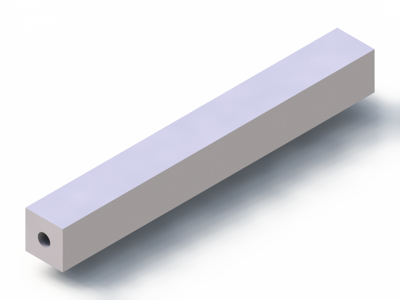 Perfil de Silicona P937M - formato tipo D - forma irregular