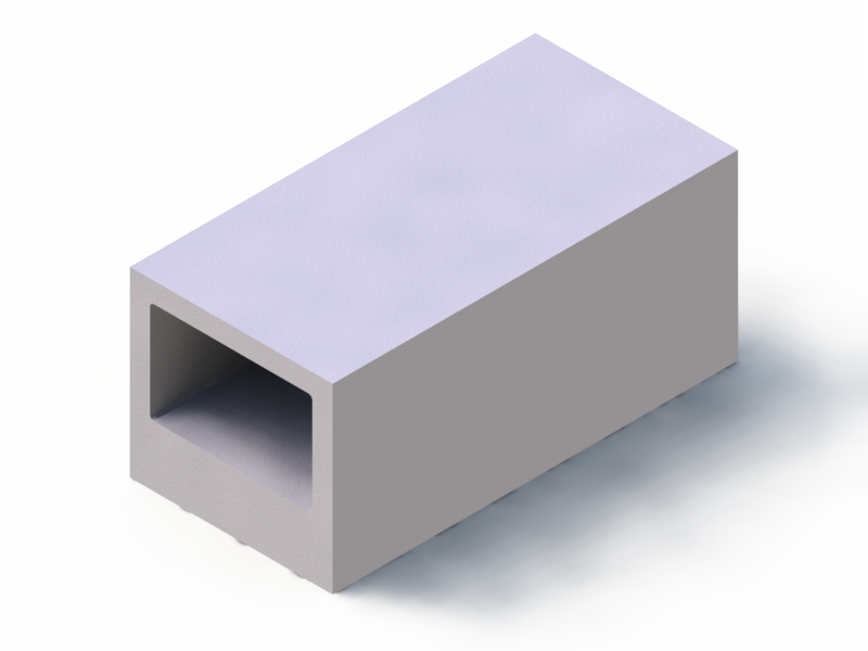 Perfil de Silicona P93830F - formato tipo D - forma irregular