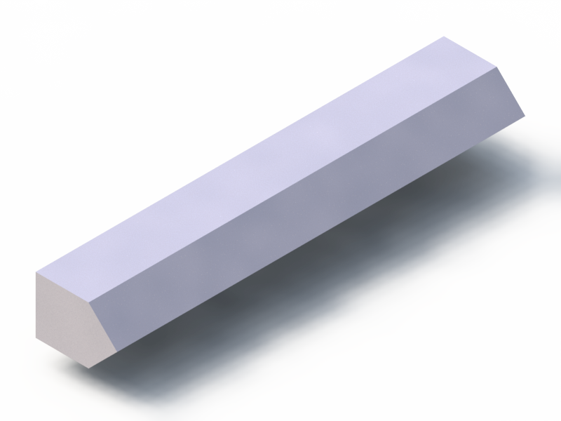 Perfil de Silicona P94074D - formato tipo Perfil plano de Silicona - forma irregular