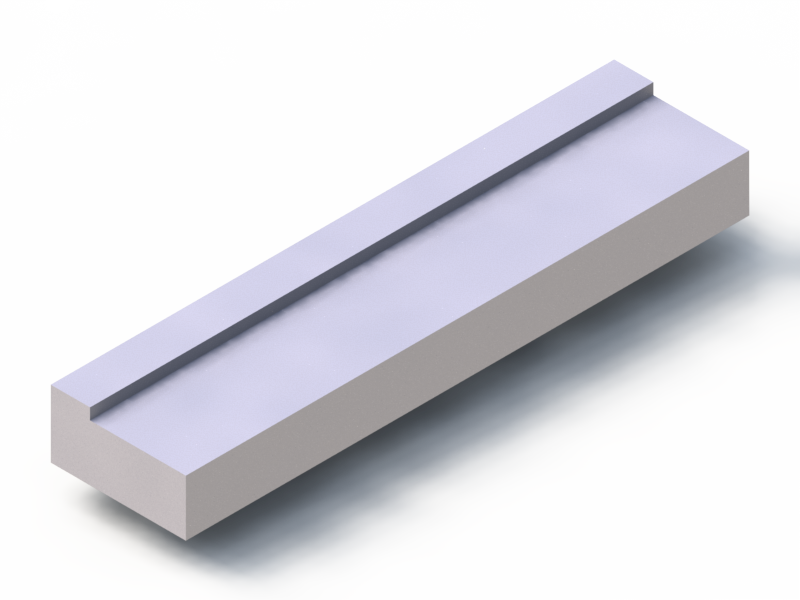 Perfil de Silicona P94123D - formato tipo L - forma irregular