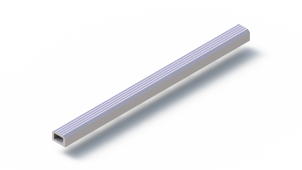 Perfil de Silicona P94315DI - formato tipo D - forma irregular