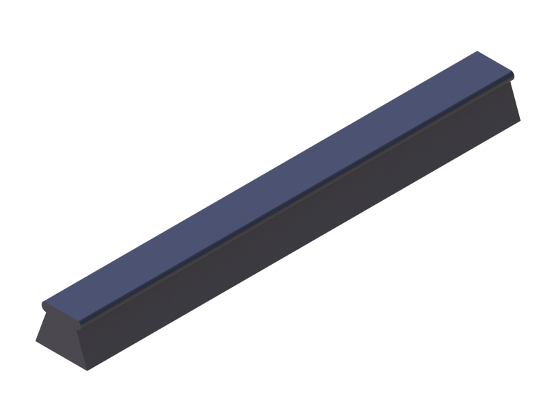 Perfil de Silicona P945BE - formato tipo Lampara - forma irregular