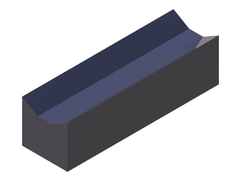 Perfil de Silicona P945CE - formato tipo Cuernos - forma irregular
