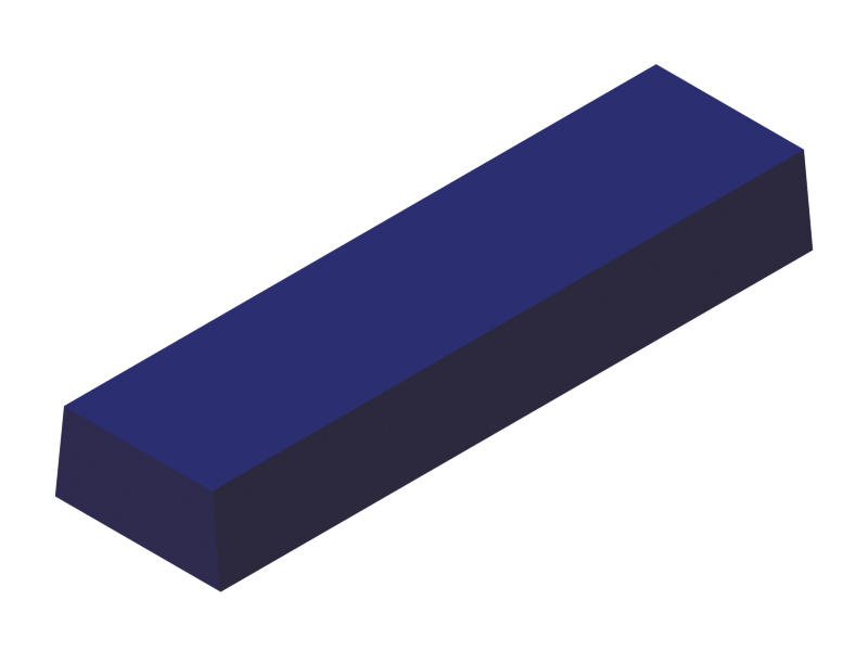 Perfil de Silicona P945CG - formato tipo Trapecio - forma irregular