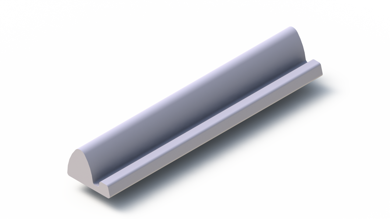 Perfil de Silicona P945GB - formato tipo Nota musical - forma irregular
