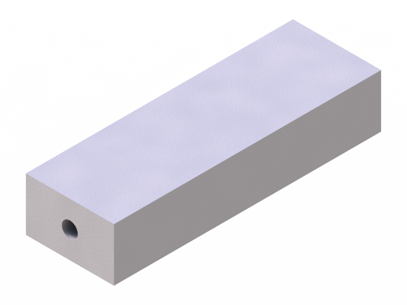 Perfil de Silicona P94685E - formato tipo Trapecio - forma irregular