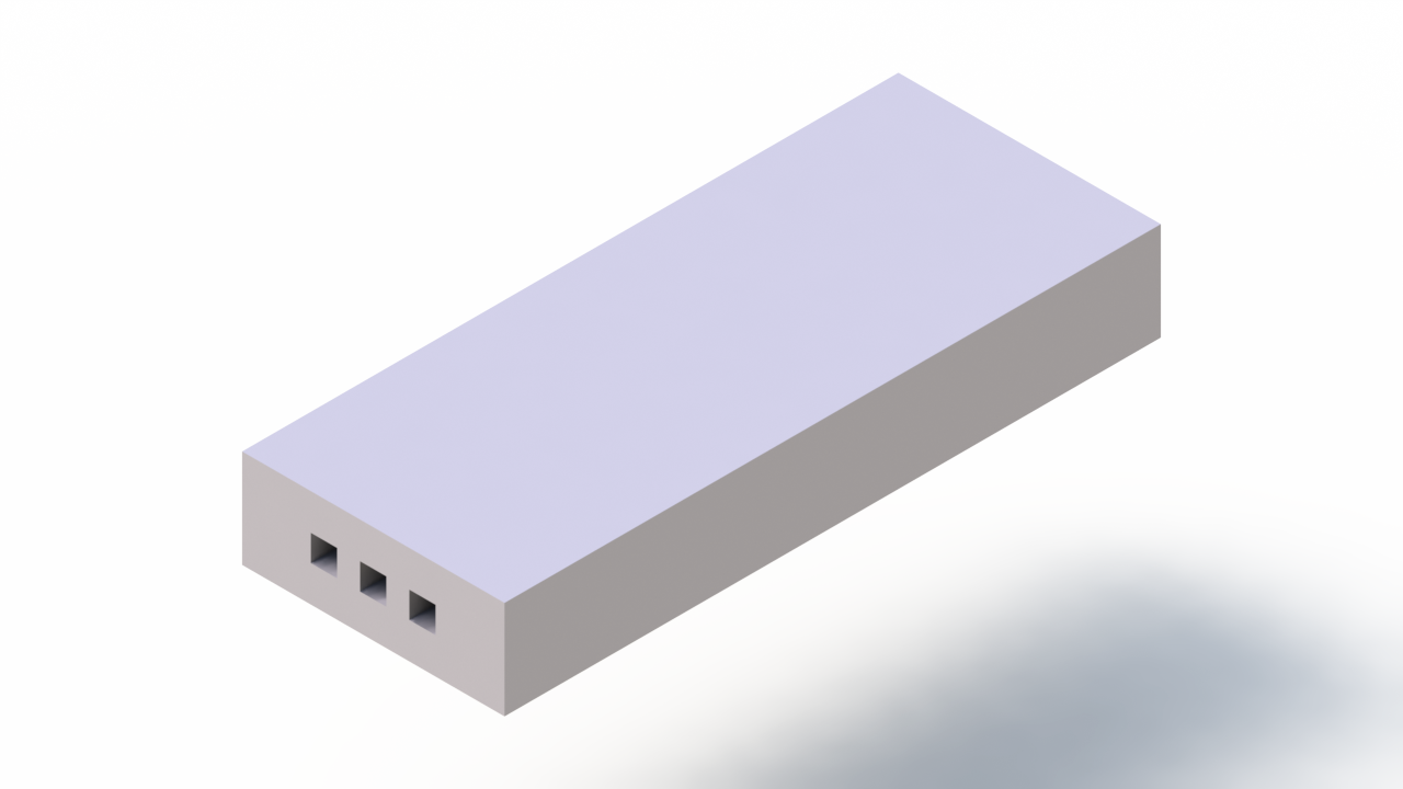 Perfil de Silicona P94850EZ - formato tipo Doble Agujero - forma irregular