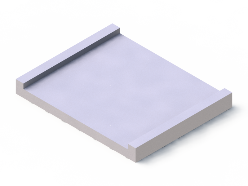 Perfil de Silicona P94930B - formato tipo Perfil plano de Silicona - forma irregular
