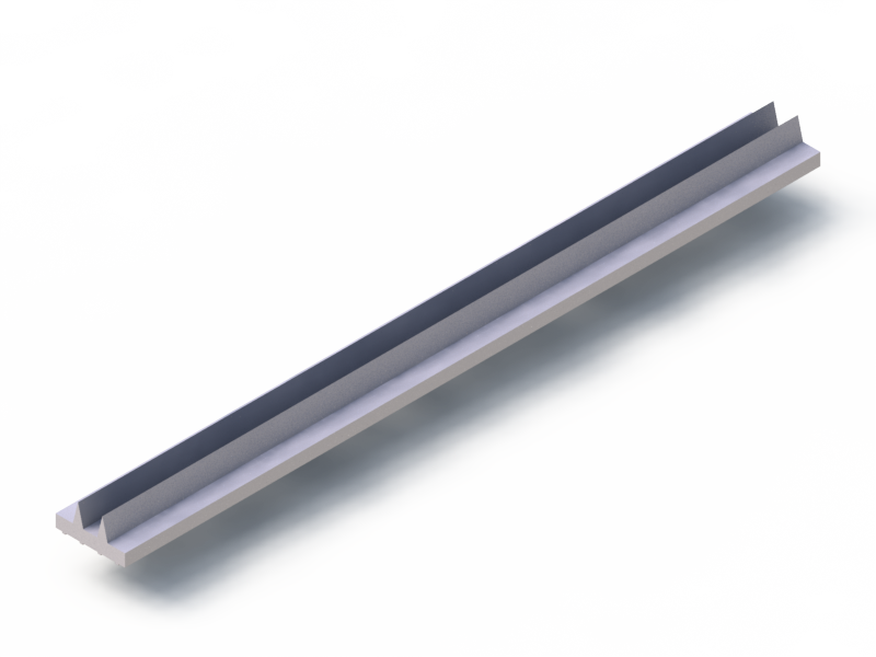 Perfil de Silicona P94930U - formato tipo Perfil de Silicona plano con Burbuja - forma irregular