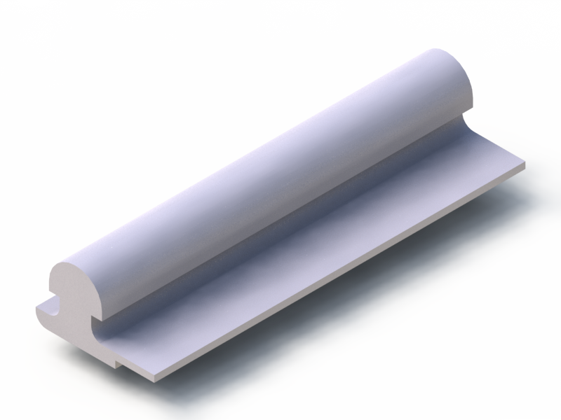 Perfil de Silicona P96029A - formato tipo Lampara - forma irregular
