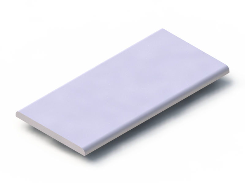 Perfil de Silicona P96042B - formato tipo Perfil plano de Silicona - forma irregular