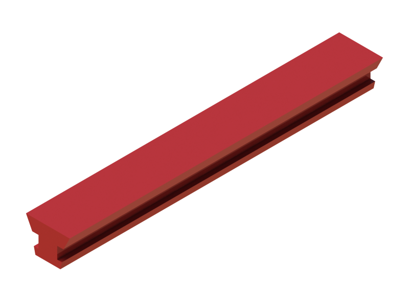 Perfil de Silicona P965A2 - formato tipo Lampara - forma irregular