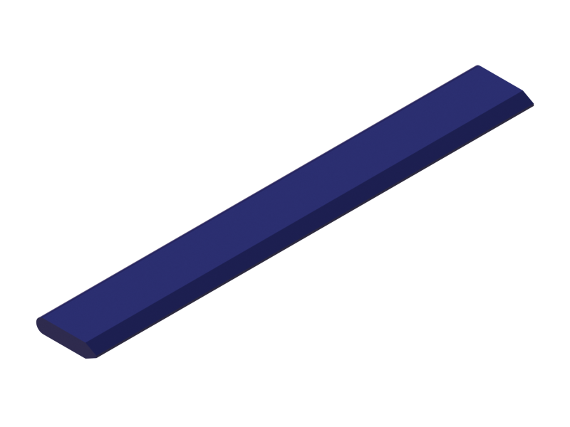 Perfil de Silicona P965AA - formato tipo Perfil plano de Silicona - forma irregular