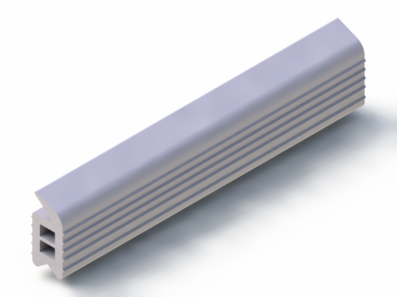 Perfil de Silicona P96913AO - formato tipo Labiado - forma irregular