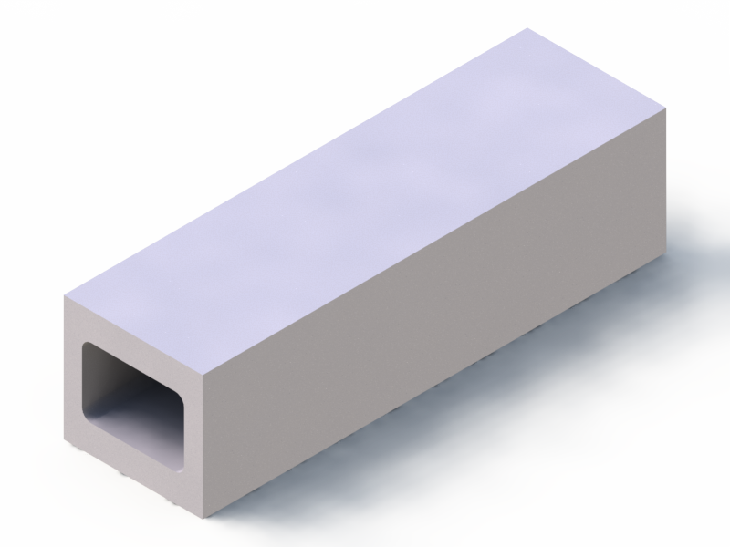 Perfil de Silicona P97052A - formato tipo D - forma irregular