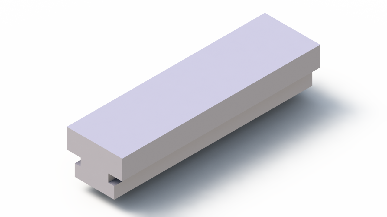 Perfil de Silicona P97463I - formato tipo Lampara - forma irregular