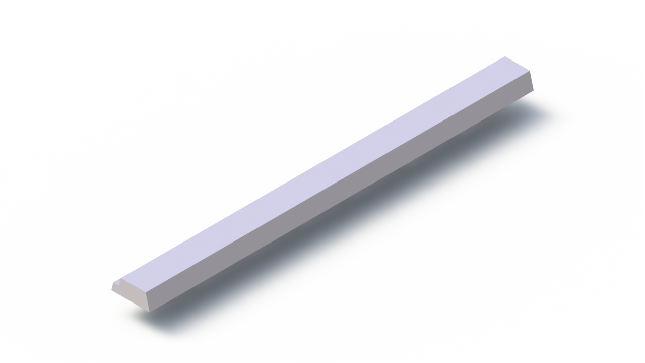 Perfil de Silicona P97634AT - formato tipo Perfil plano de Silicona - forma irregular