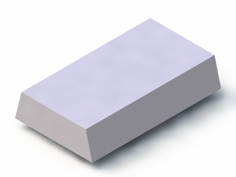Perfil de Silicona PE94315BM - formato tipo Trapecio - forma irregular