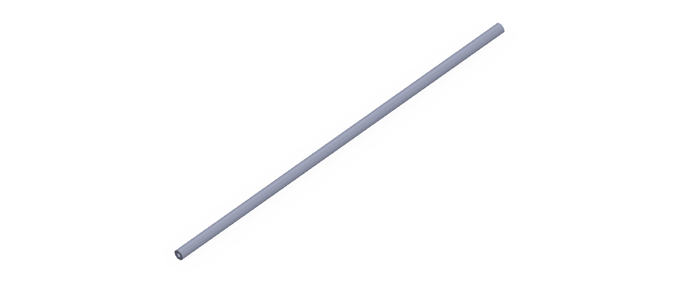 Perfil de Silicona TS4002,501 - formato tipo Tubo - forma de tubo