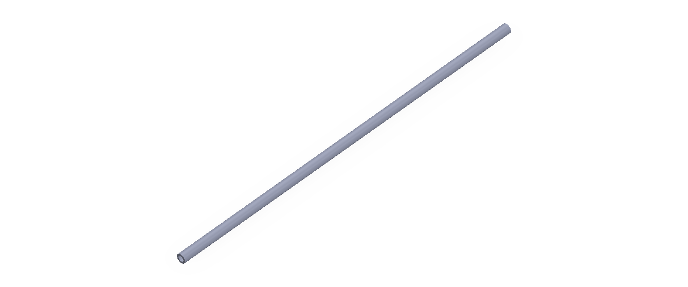 Perfil de Silicona TS4002,501,5 - formato tipo Tubo - forma de tubo