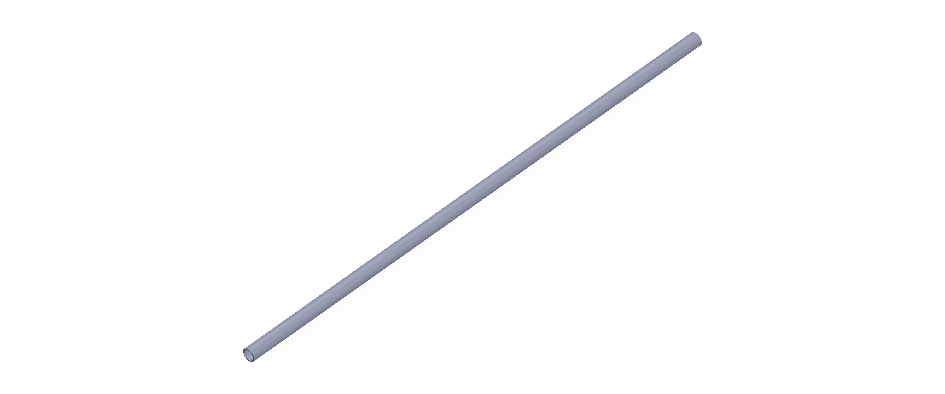 Perfil de Silicona TS4002,502 - formato tipo Tubo - forma de tubo