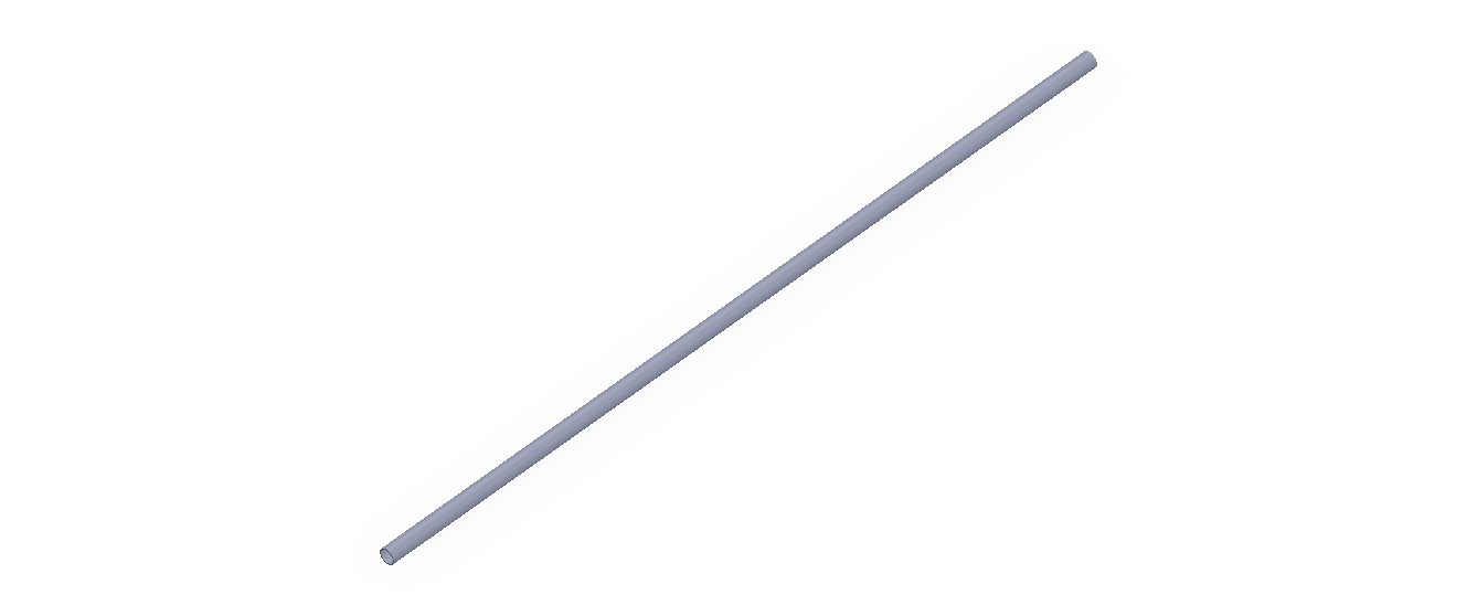 Perfil de Silicona TS400201,7 - formato tipo Tubo - forma de tubo