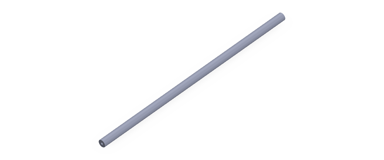 Perfil de Silicona TS4003,501 - formato tipo Tubo - forma de tubo