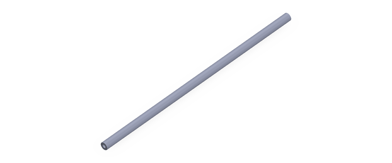 Perfil de Silicona TS4003,501,5 - formato tipo Tubo - forma de tubo