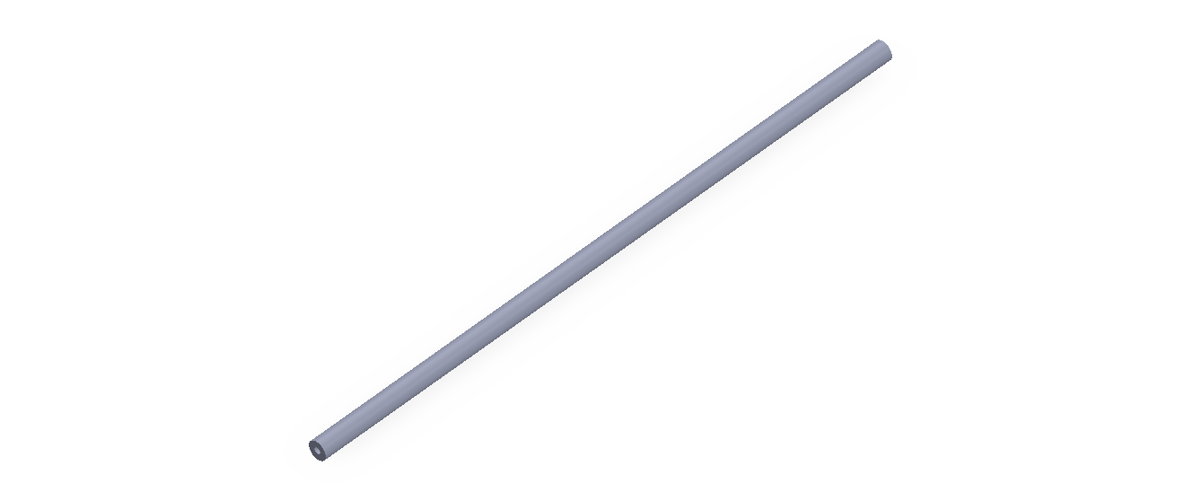 Perfil de Silicona TS400301 - formato tipo Tubo - forma de tubo