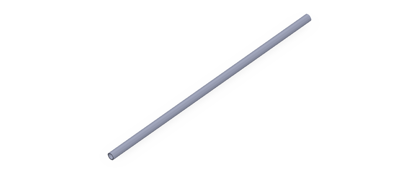 Perfil de Silicona TS400302,2 - formato tipo Tubo - forma de tubo