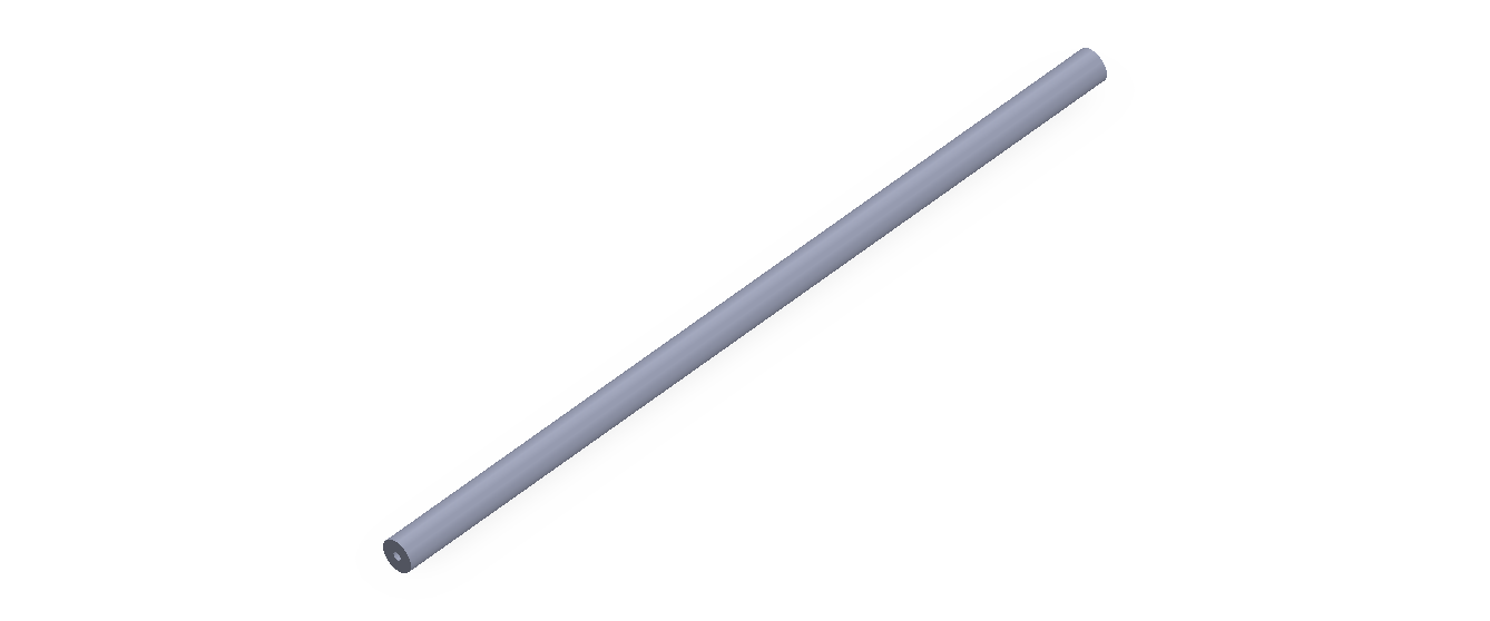 Perfil de Silicona TS400401 - formato tipo Tubo - forma de tubo